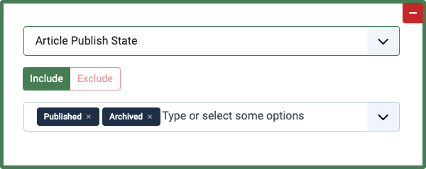 Condition Rule: Article Publish State